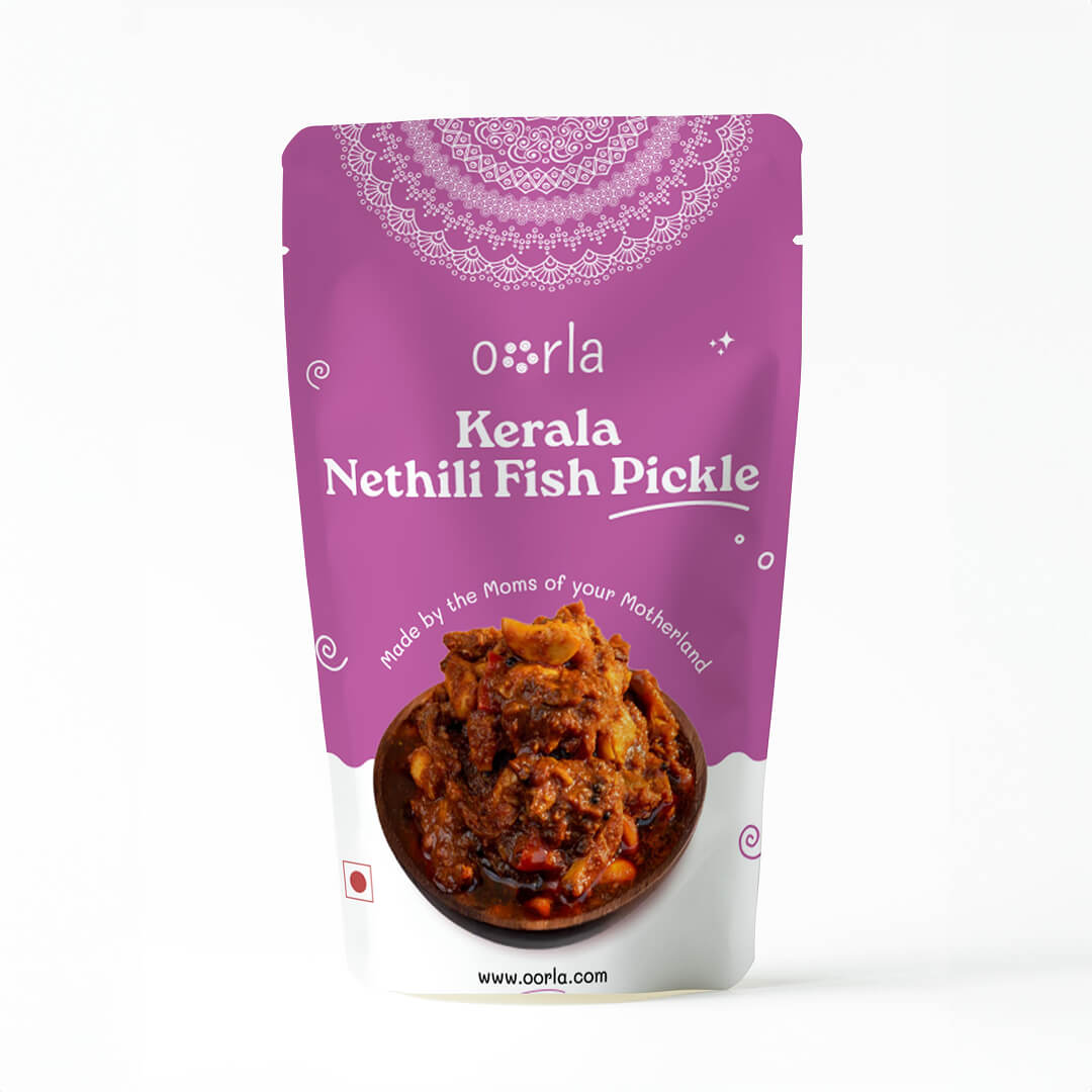 Kerala Nethili Fish Pickle (കൊഴുവ/Anchovy)