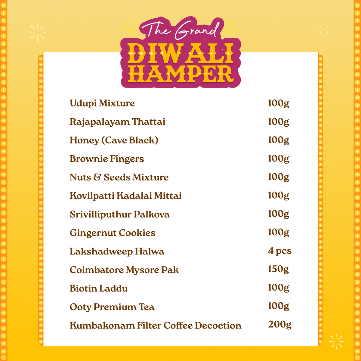 Diwali Hamper (13 items)