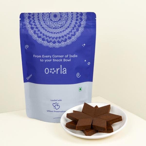 Palm Jaggery Kaju Katli